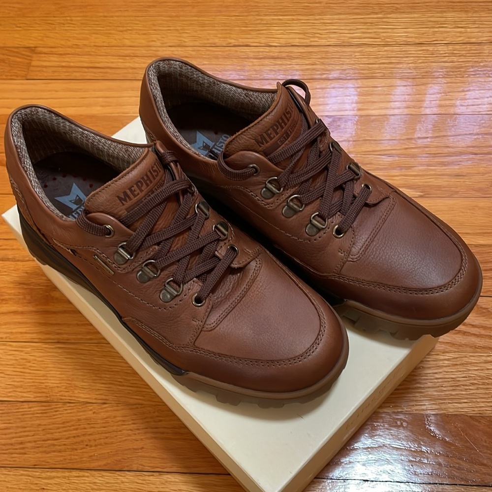 MEMPHISTO Shoes Air Relax Gore-Tex Slacker Mens Shoes Size 8.5 Leather - Picture 9 of 14